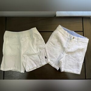 Ralph Lauren & Janie and Jack - White Shorts Duo